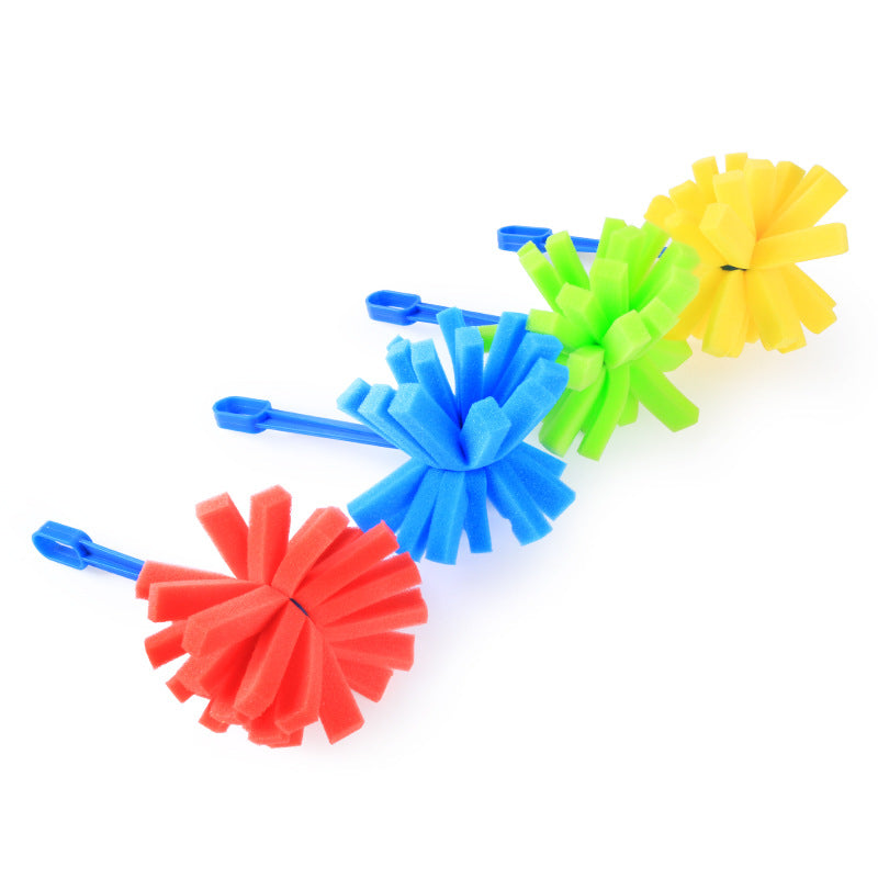 Kids Art Sponge Painting Brushes Set – Early Learning DIY Graffiti Tools (12 Pcs 3 Sets)