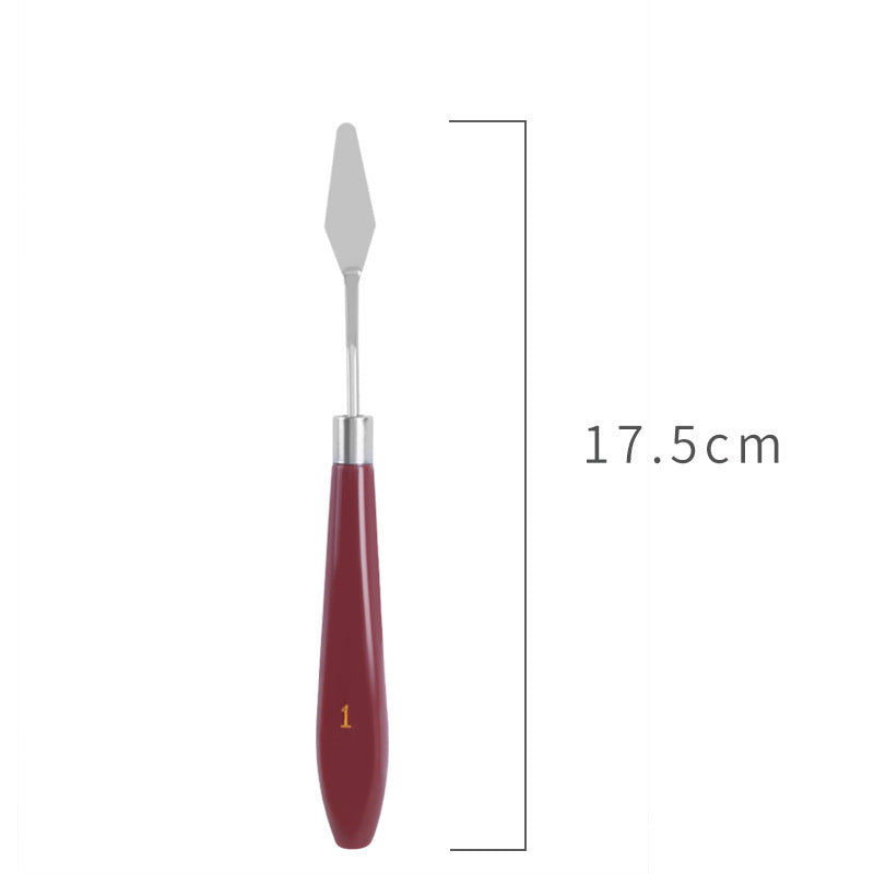 Palette Knife Set – 5PCS Stainless Steel Painting Knives for Acrylic, Oil & Gouache, Artist Spatula Tools for Mixing & Texture Painting