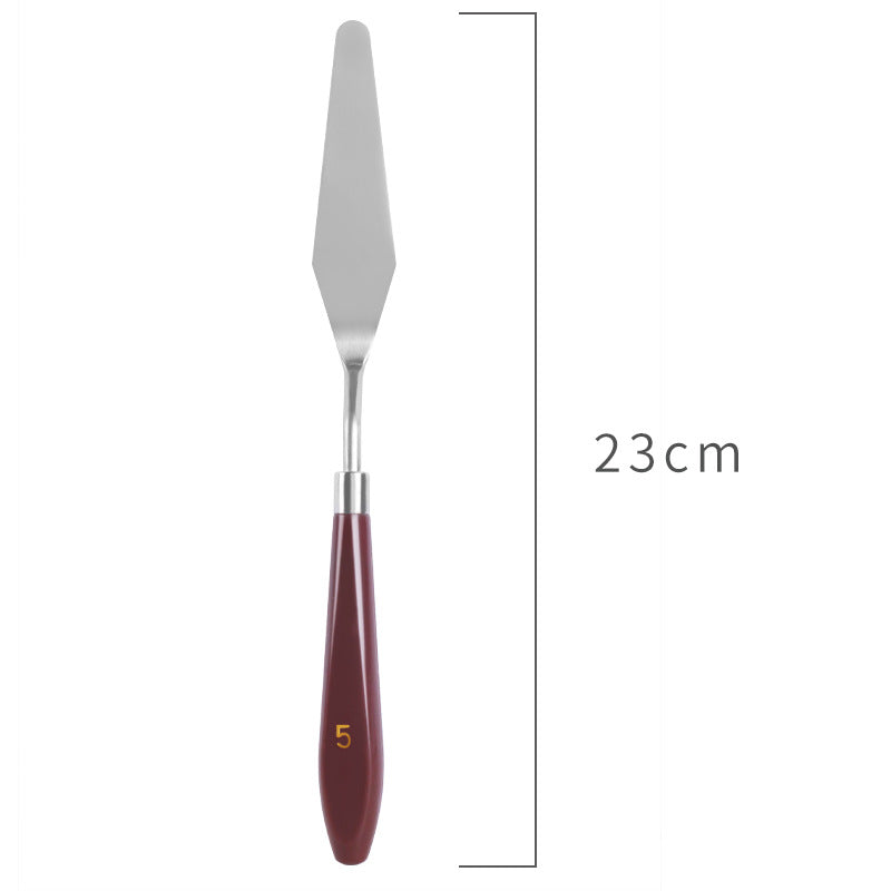 Palette Knife Set – 5PCS Stainless Steel Painting Knives for Acrylic, Oil & Gouache, Artist Spatula Tools for Mixing & Texture Painting