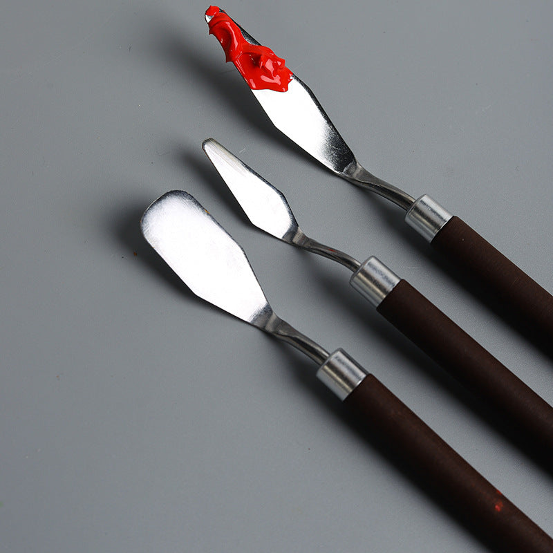 Artist Palette Knife Set – 5PCS Stainless Steel Painting Spatulas for Oil, Acrylic & Gouache, Perfect for Blending, Mixing & Impasto Art