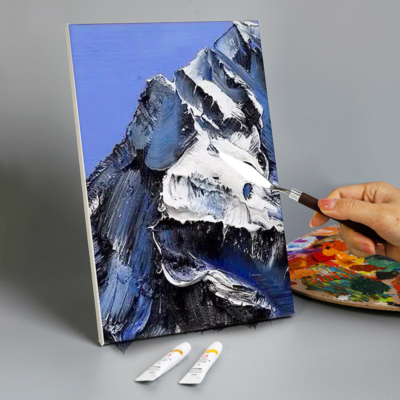 Artist Palette Knife Set – 5PCS Stainless Steel Painting Spatulas for Oil, Acrylic & Gouache, Perfect for Blending, Mixing & Impasto Art