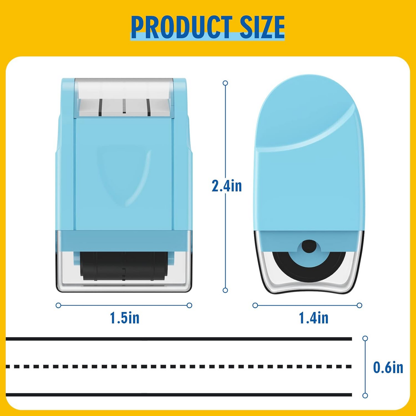 Dashed Handwriting Lines Practice Roller Stamp Parents and Teachers Roller Self-Inking Line Rolling Stamps Handwriting Practice Tool
