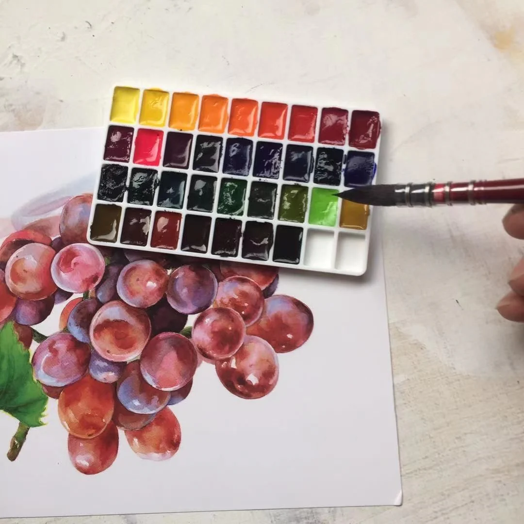 Bulk 12-Well Plastic Watercolor Pans – 1ml Connected Square & Rectangle Trays for DIY Paint Makers