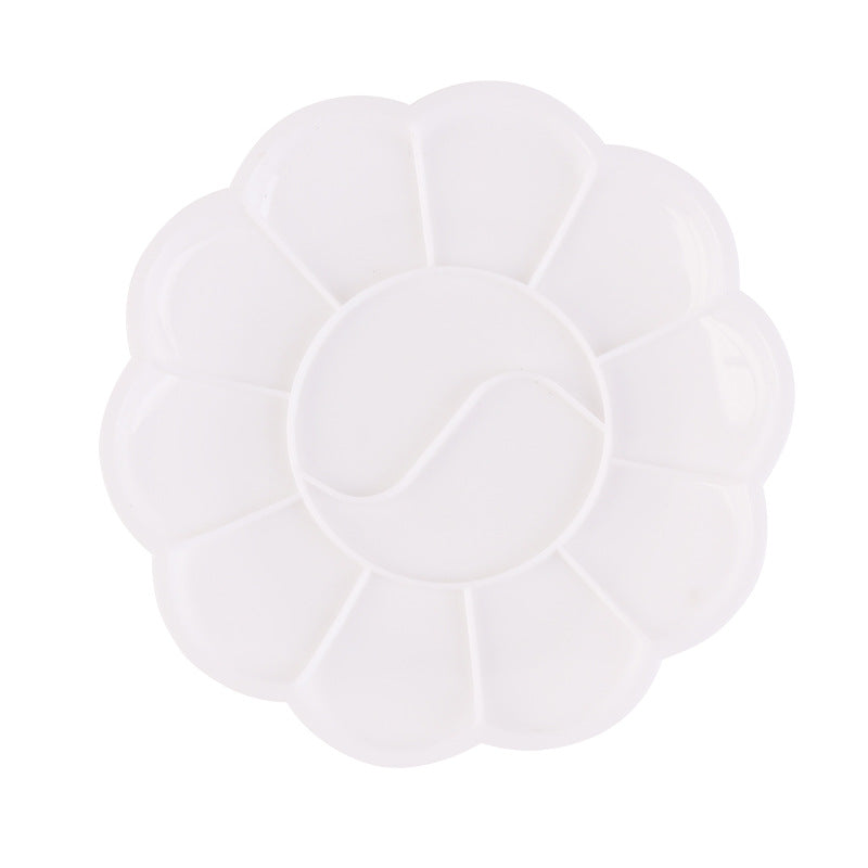 100Pcs Paint Tray Palettes, Paint Pallet, 12 Wells Paint Tray, Paint Palette, Paint Supplies, Palette, Paint Holder, Painting Palette, Paint Trays for Kids, Plastic Palette, Paint Pallets for Kids