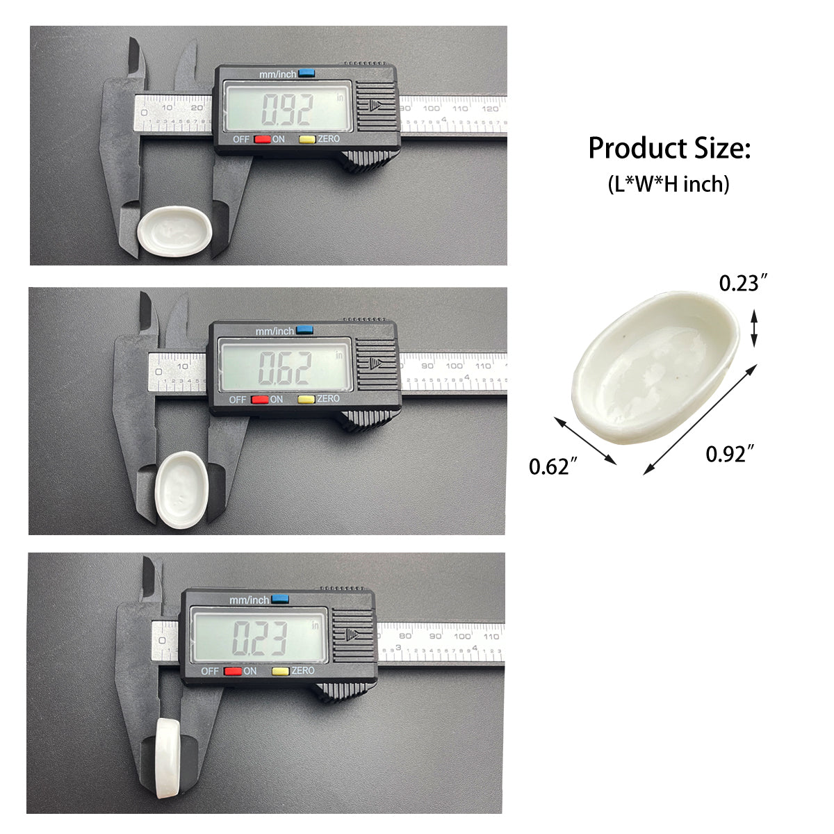 0.6ML 1000Pcs, Ceramic Mini Watercolor Pans, Small Ceramic Tray Palette for Watercolor Gouache Acrylic Oil Painting