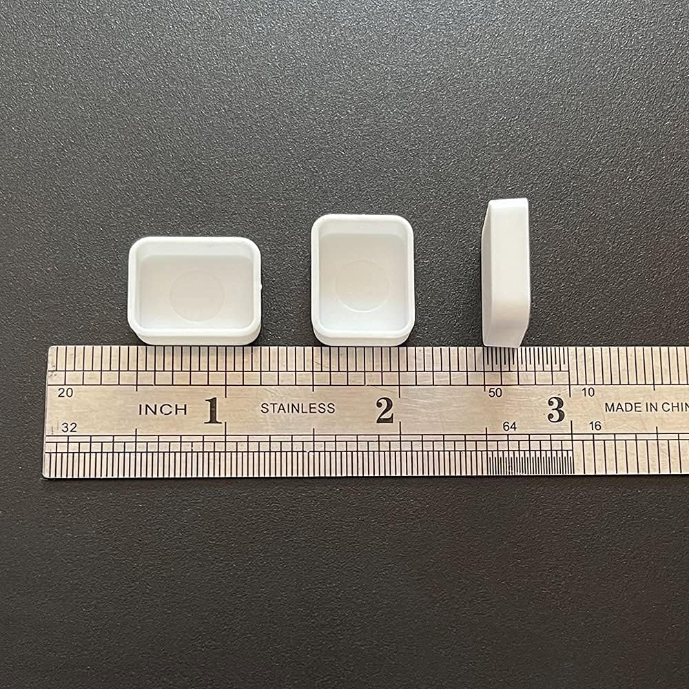 1ml rectangle watercolor pans with size dimensions – 19 x 15 x 5mm, perfect for sample kits