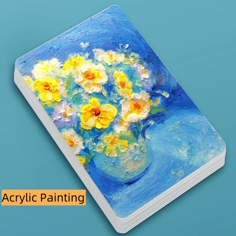 FCLUB 300 GSM Thick Watercolor Paper Postcards – 10x15cm (4x6'') | 1000 Sheets Cold Pressed Pure Wood Pulp | Textured Blank Cards for DIY, Greeting Cards, Acrylic, Gouache & Mixed Media Painting