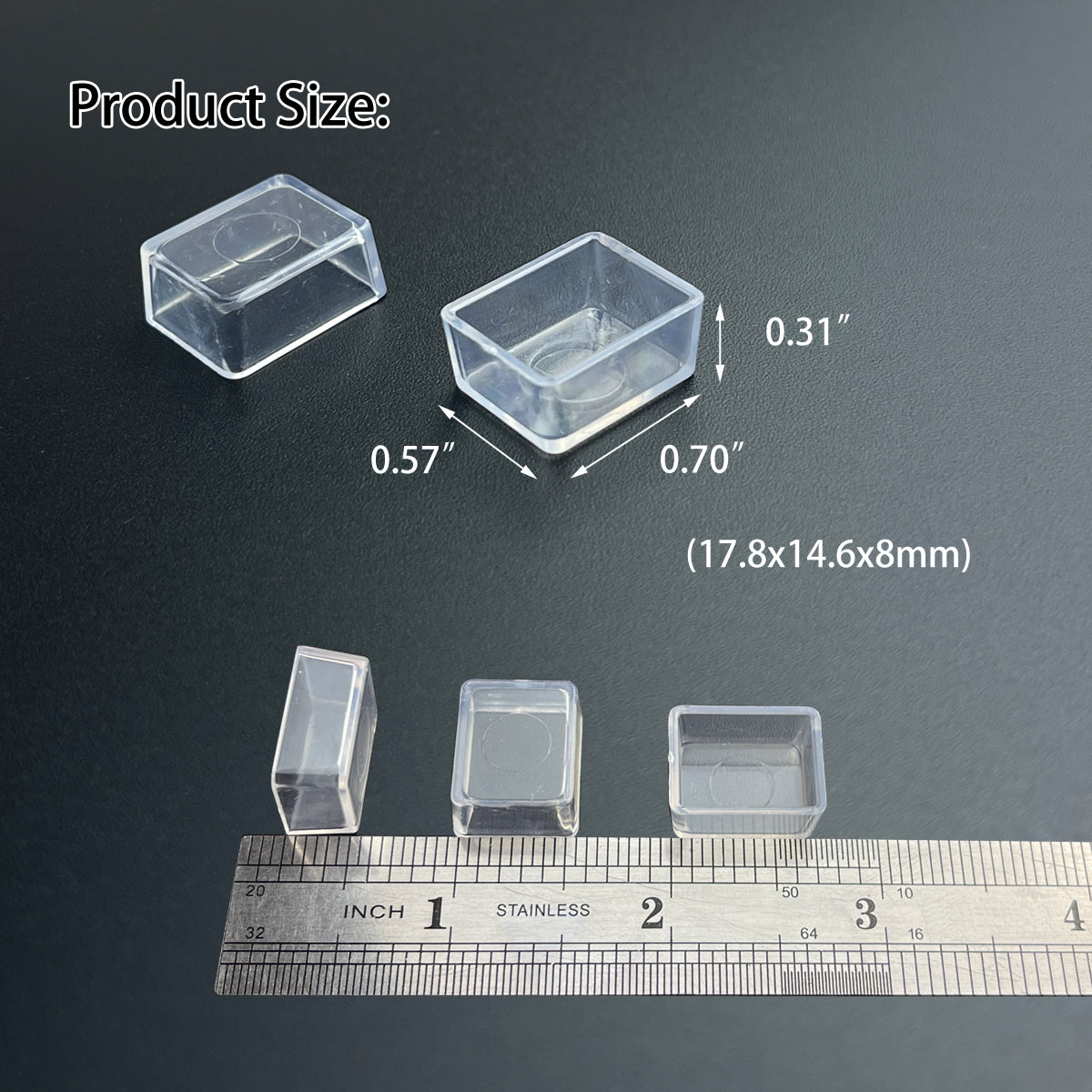 1.5ml Watercolor Pans – 200pcs Flat Bottom White & Clear Plastic Pans for Handmade Paint & DIY Palettes