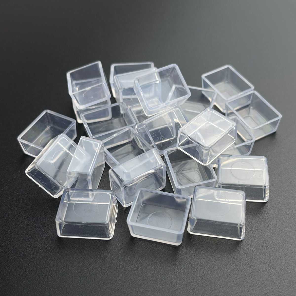 1.5ml Watercolor Pans – 200pcs Flat Bottom White & Clear Plastic Pans for Handmade Paint & DIY Palettes