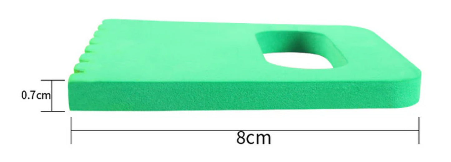 Kids DIY Paint Scraper Set – 2 Sets of 8 EVA Sponge Scrapers for Toddler Painting, Easy-Grip Art Brushes for Preschool & Kindergarten, Creative Early Learning Art Tools