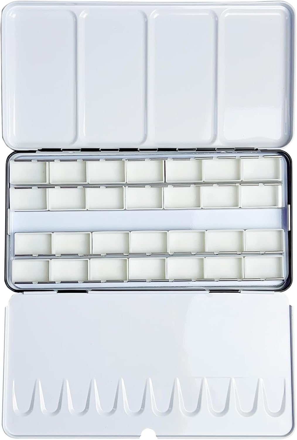 Large Watercolor Palette - Empty Watercolor Tins Palette Paint Case