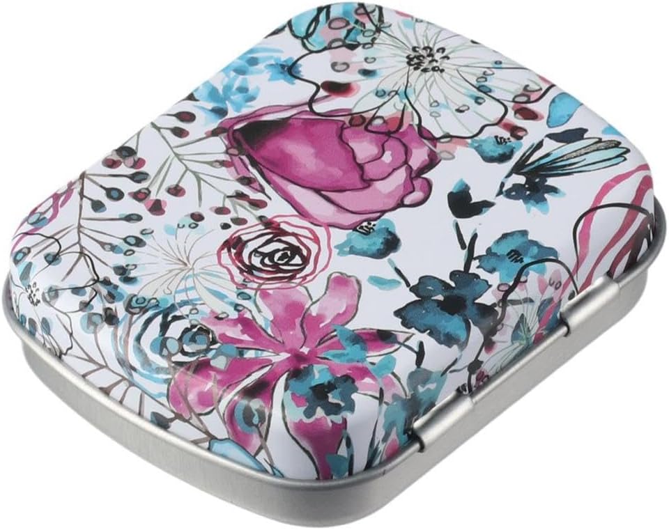 2.23 x1.76 x 0.55 inch 5Pcs 12 Wells Tiny Watercolor Palette, Travel Watercolor Tin, Small Tin Box, Cute Mini Palette Perfect For Travel, Mini Paint Set