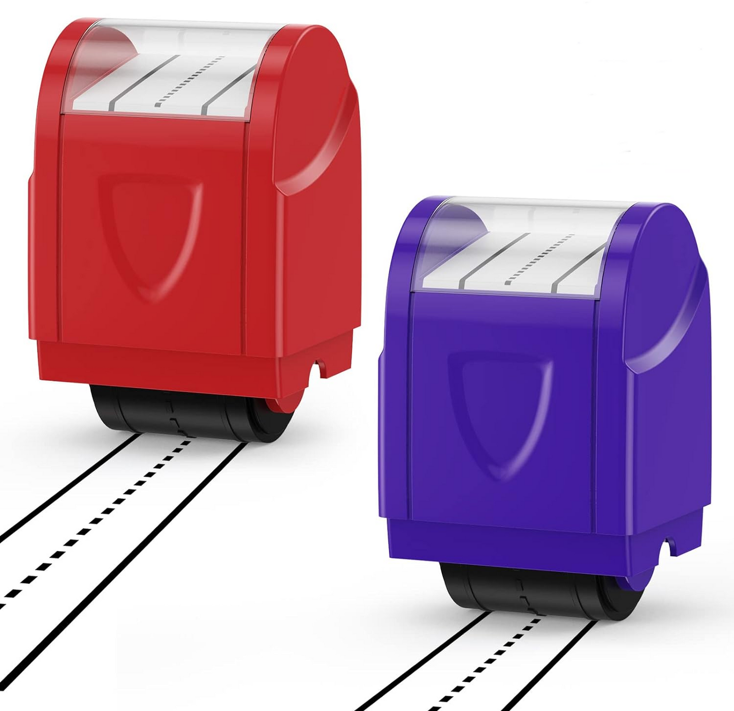 Dashed Handwriting Lines Practice Roller Stamp Parents and Teachers Roller Self-Inking Line Rolling Stamps Handwriting Practice Tool