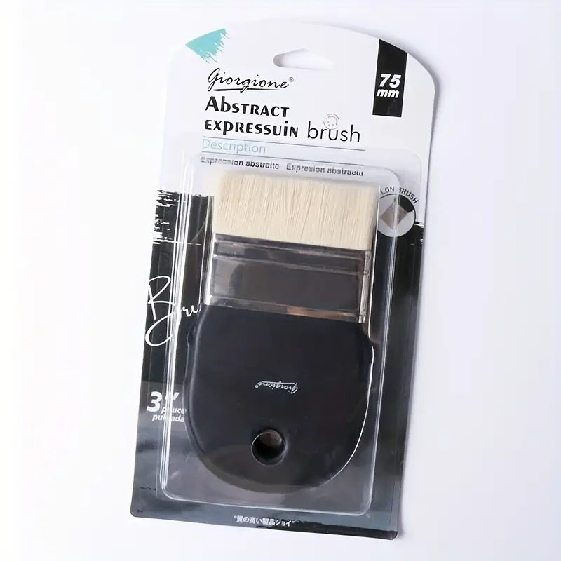 Nylon Hair Brush -  Flat Headed Brush - Painting Pen Brush -  Painting Brush Pigment Brush Water Powder Watercolor Oil Painting Acrylic Wall Painting Hand Painting Wall DIY Painting Tools Art Supplies