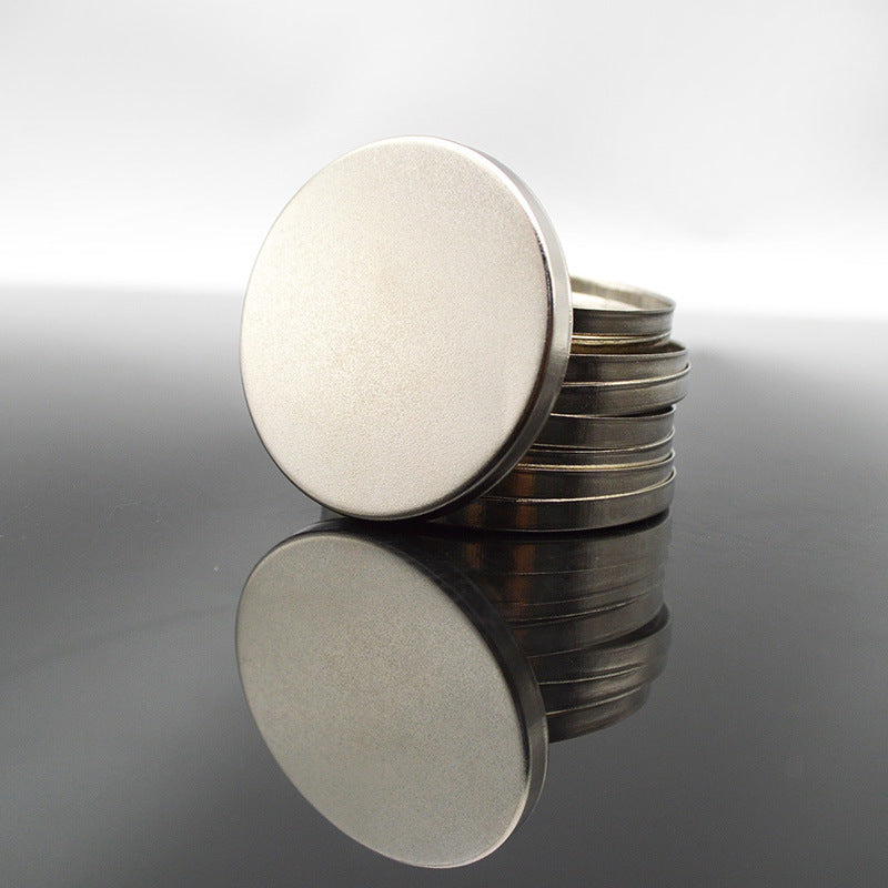 40MM Round 100Pcs, Large Mixing Empty Round Metal Tin Palette Pans, Empty Eyeshadow Pans for Small Travel Palettes, Makeup Palette Pans