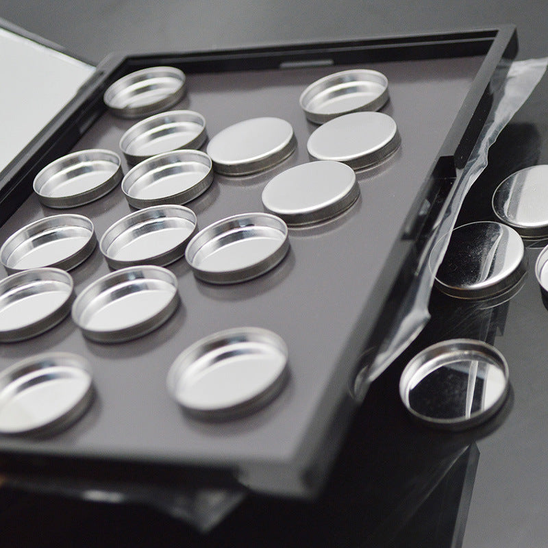 Bulk Pack of 22.3mm Round Metal Pans – Magnetic Iron Pans for Eyeshadow, Lipstick & Watercolors – 1000pcs