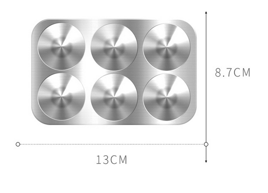 Round and Rectangle Paint Tray Palettes,Metal Paint Mixing Palette Artist Paint Tray 4Pcs/Set