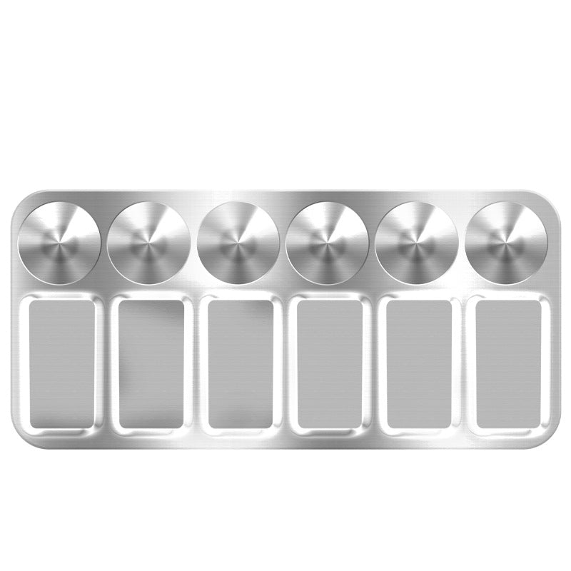 Round and Rectangle Paint Tray Palettes,Metal Paint Mixing Palette Artist Paint Tray 4Pcs/Set