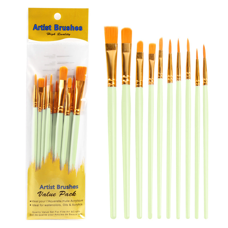 80Pcs Acrylic & Watercolor Paint Brush Set – High-Quality Nylon Bristles with Sturdy Plastic Handles, Smooth Copper Ferrules, Ideal for Oil, Gouache & Watercolor Painting, Assorted Colors