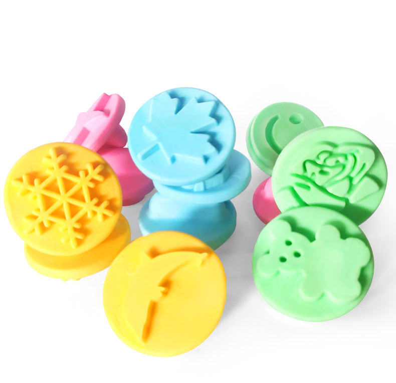 Kids Art Stamps Set – 12pcs Cute Pattern DIY Painting Stamps for Children, Reusable Soft Rubber Craft Stamps for Kindergarten Drawing & Doodling, Easy to Clean & Safe for Little Hands