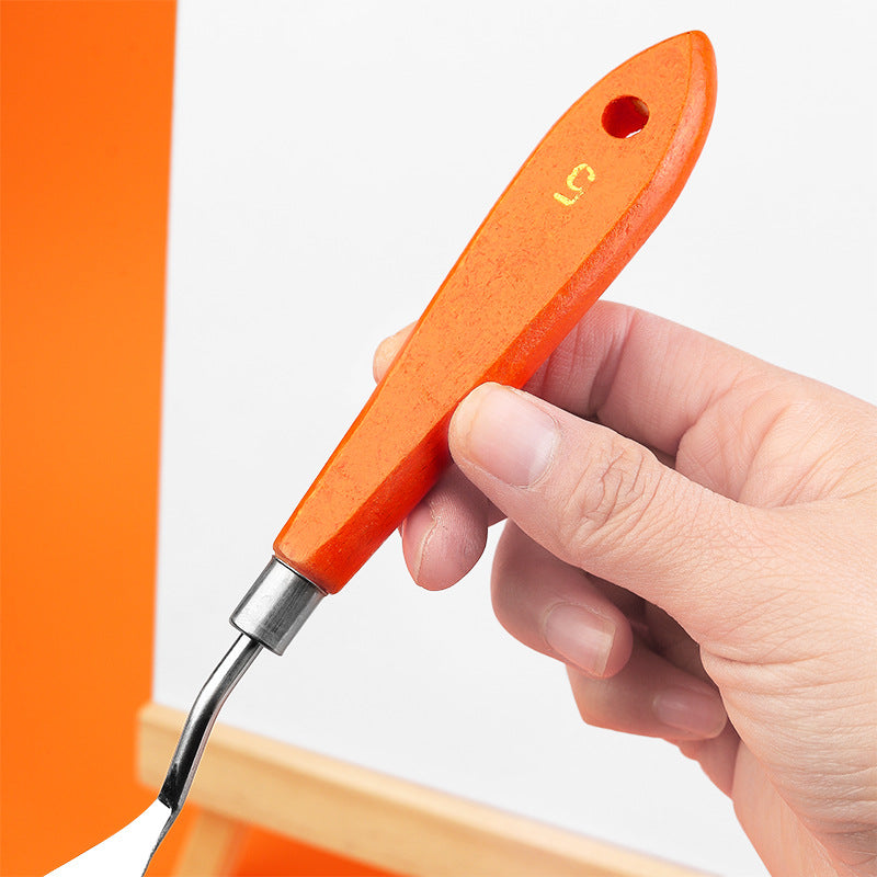 Palette Knife Set for Painting – 3PCS Stainless Steel Spatula Knives for Oil, Acrylic, and Gouache, Artist Painting Tools for Mixing & Texture Art