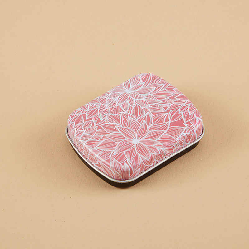 2.23 x1.76 x 0.55 inch 5Pcs 12 Wells Tiny Watercolor Palette, Travel Watercolor Tin, Small Tin Box, Cute Mini Palette Perfect For Travel, Mini Paint Set