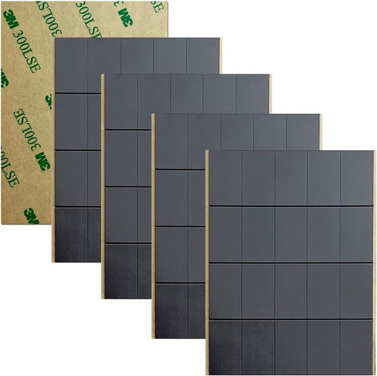 FCLUB adhesive magnets 3M peel and stick – 1000pcs bulk pack (5 sheets of 20pcs)