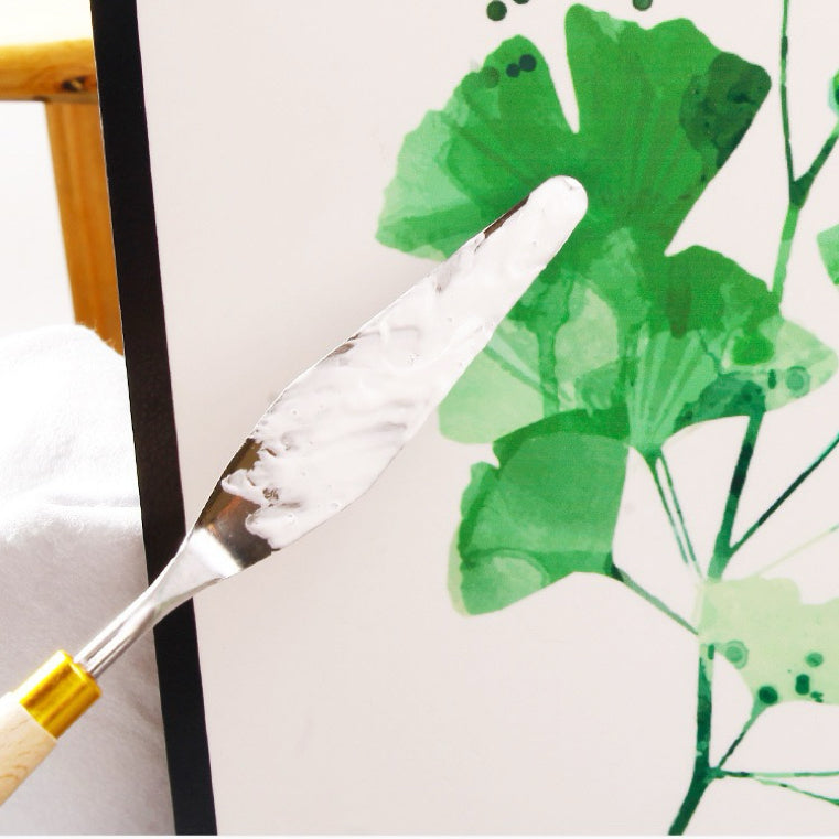 Palette Knife Set – 5PCS Stainless Steel Painting Knives for Oil, Acrylic & Gouache, Artist Spatula Set for Mixing, Blending & Texture Painting