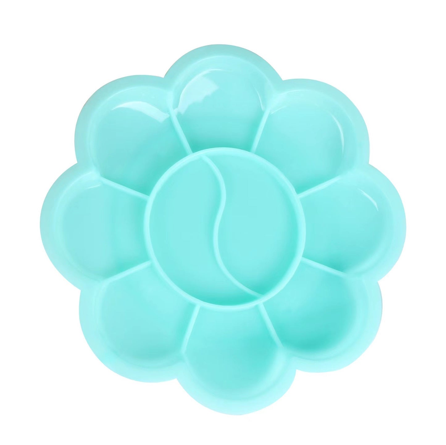 100Pcs Paint Pallet Tray, Painting Pallete, 10 Wells Color Mixing Pallete/Paint Trays for Kids, Plastic Palette