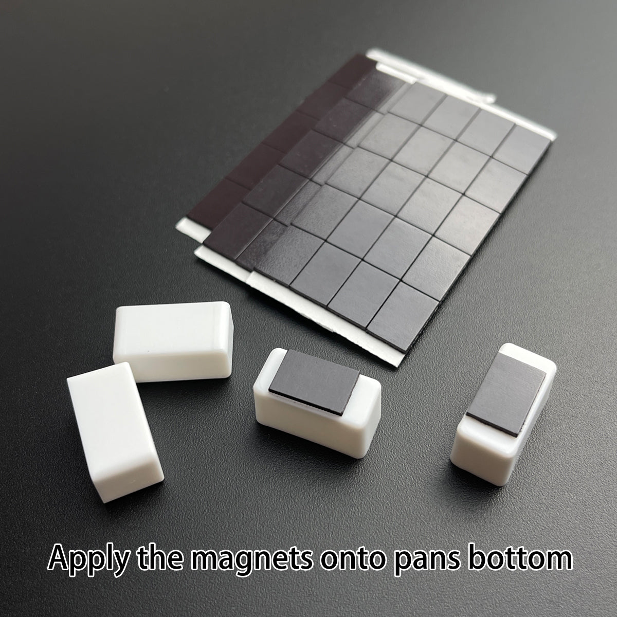 1ml Slim Watercolor Pans – 200pcs White Narrow Plastic Pans for Filling Gaps in Palettes