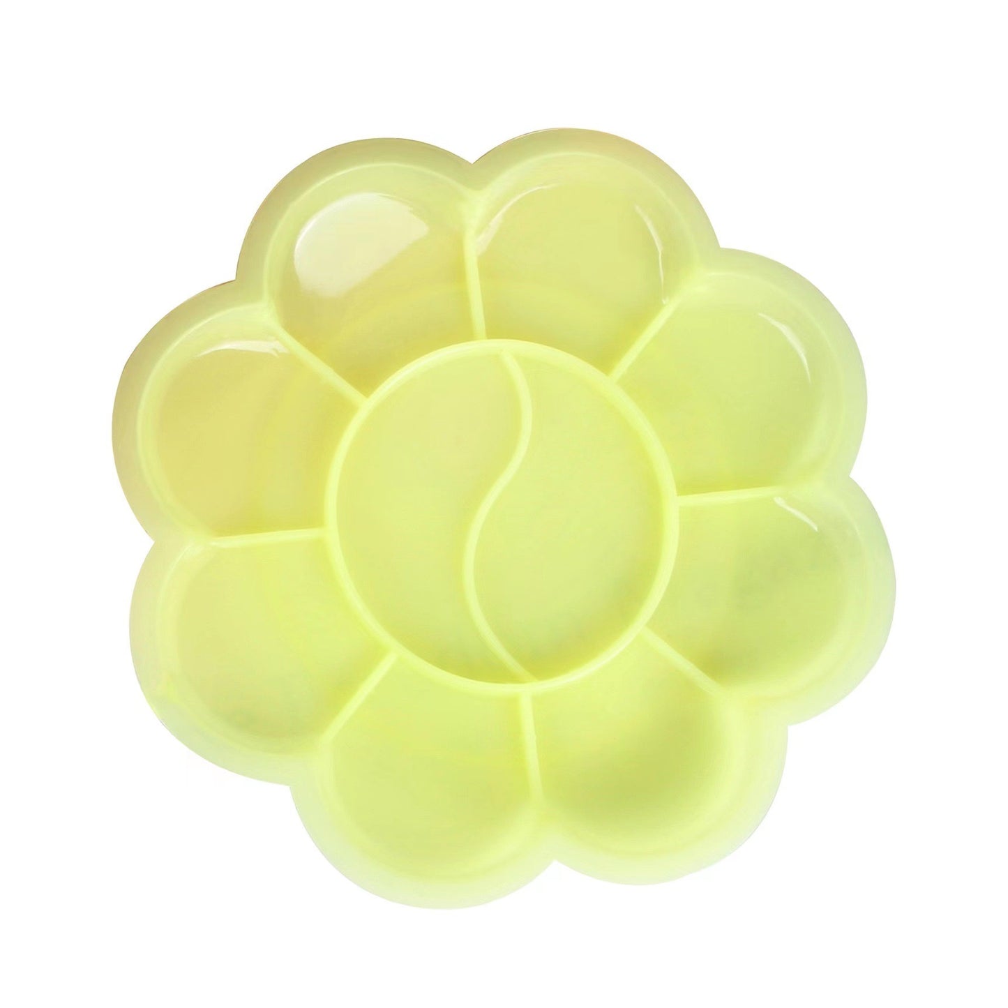 100Pcs Paint Pallet Tray, Painting Pallete, 10 Wells Color Mixing Pallete/Paint Trays for Kids, Plastic Palette