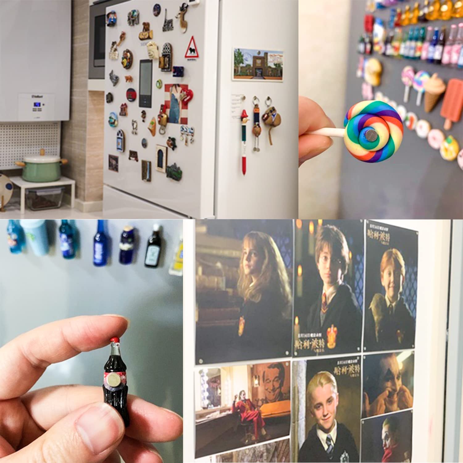 Display handmade crafts on fridge or magnetic boards using small neodymium magnets – perfect for artists and crafters