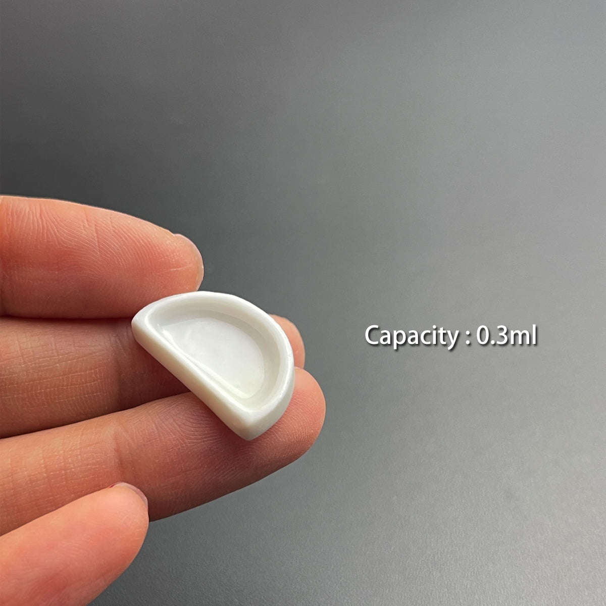 0.3ML 1000Pcs, Ceramic Mini Watercolor Pans, Small Ceramic Tray Palette for Watercolor Gouache Acrylic Oil Painting