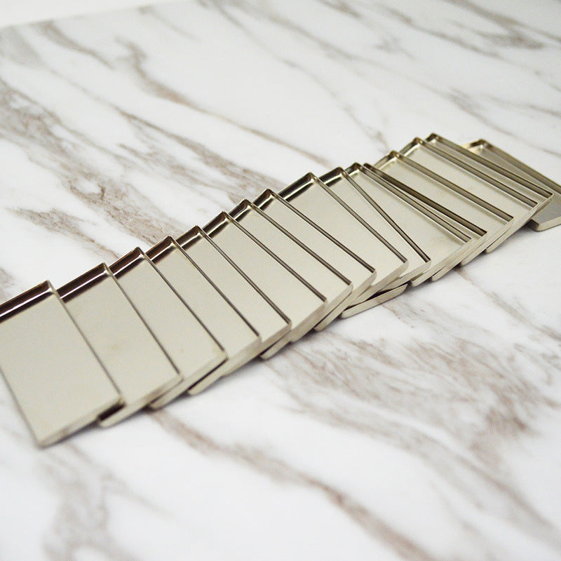 52*39MM 100Pcs, Large Mixing Empty Metal Tin Palette Pans for Watercolours or Cosmetics, Empty Eyeshadow Pans, Empty Makeup Palette, Makeup Palette Pans