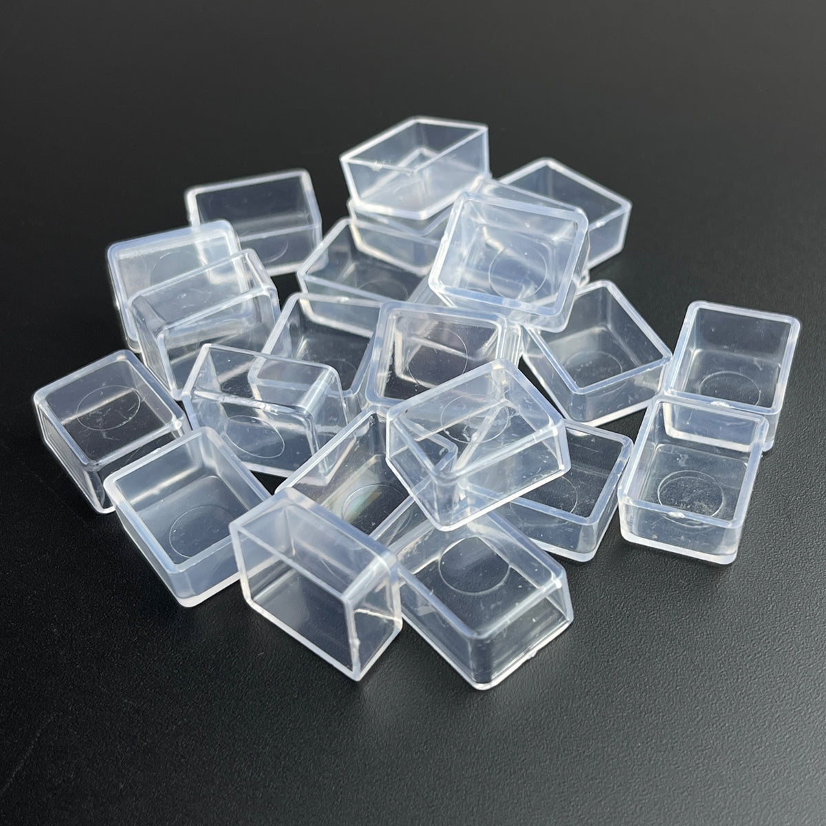1.5ml Watercolor Pans – 200pcs Flat Bottom White & Clear Plastic Pans for Handmade Paint & DIY Palettes