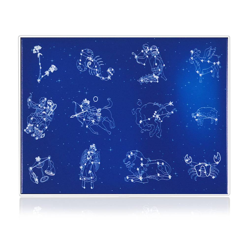 FCLUB Small Watercolor Palette with 55pcs Tiny Metal Pans, Fold Out Mixing Area with Magnet Backings, Watercolor Palette with Lid, Paint Pallet with Lid, Empty Watercolor Palette, Folding Paint Tray