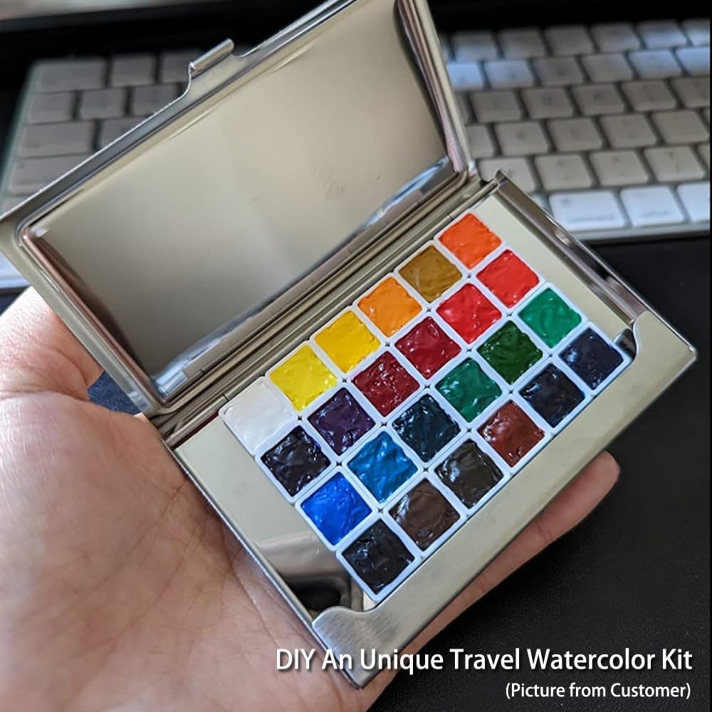 mini paint pans for handmade watercolor