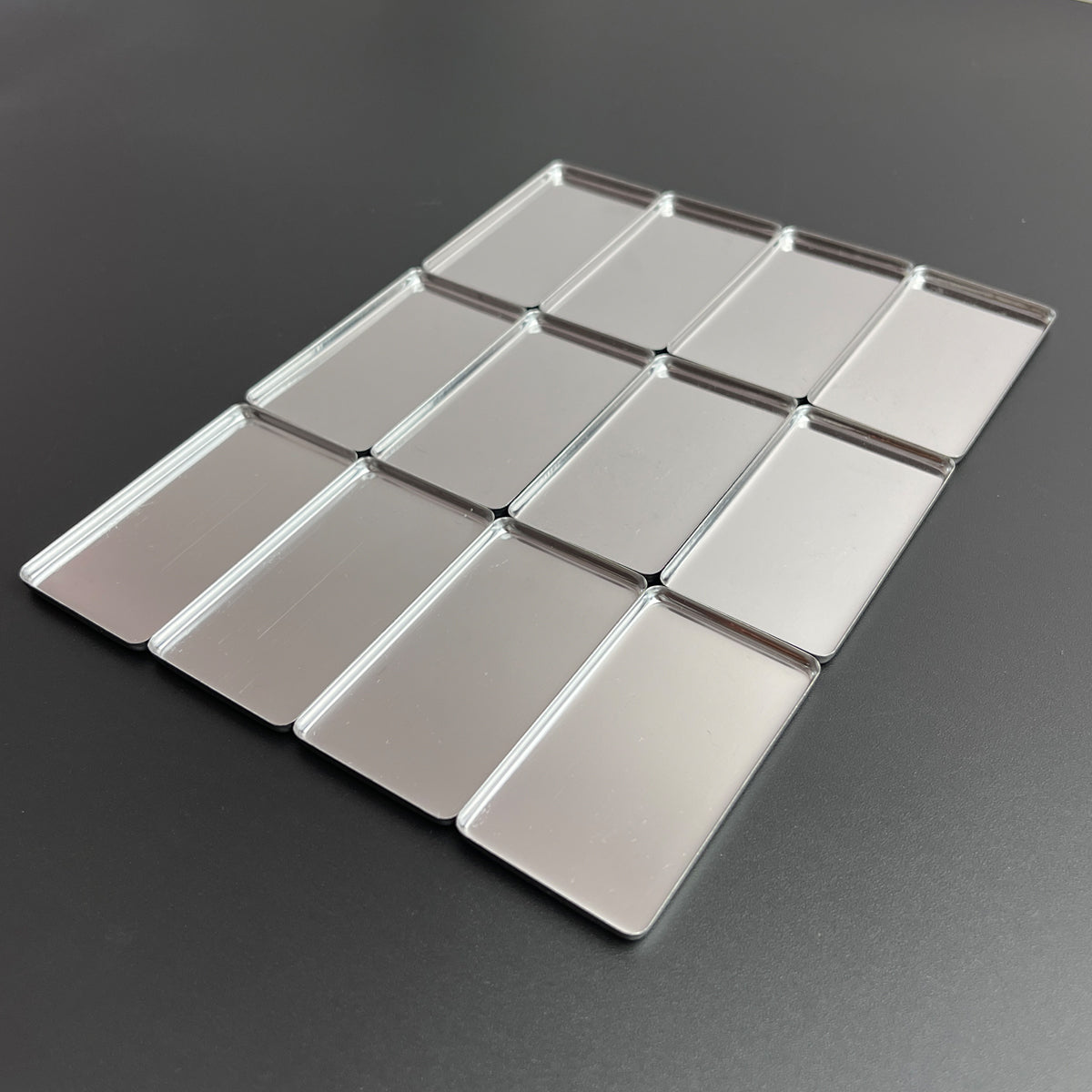 Refillable large metal pans – suitable for paint pouring, handmade color blocks, and solid cosmetics
