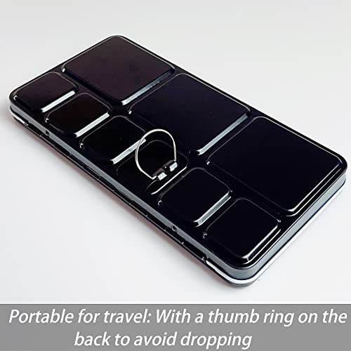 Large Watercolor Palette - Empty Watercolor Tins Palette Paint Case