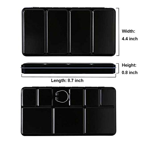 Large Watercolor Palette - Empty Watercolor Tins Palette Paint Case