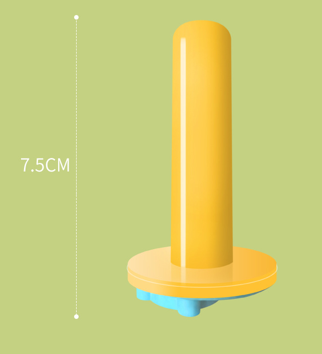 8Pcs Kids Soft Rubber Stamp Brushes – DIY Doodle Painting & Stamping Set for Toddlers, Washable Reusable Art Tools for Preschool Craft, Fun Early Learning Drawing Kit