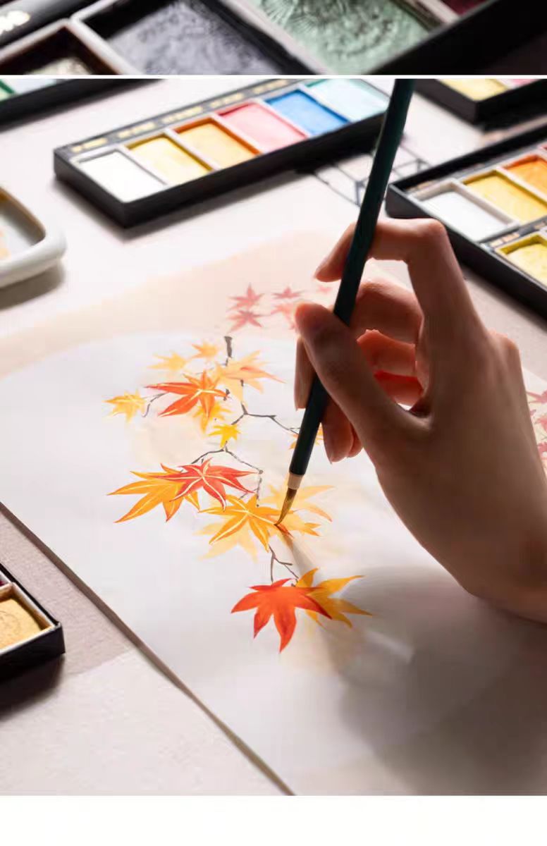 7.2ML 1000Pcs, XL Large Artist Empty Watercolor Paint pans GANSAI TAMBI Size, Kuretake Size, Extra Large Pans, Watercolor Pans for Kuretake Watercolors