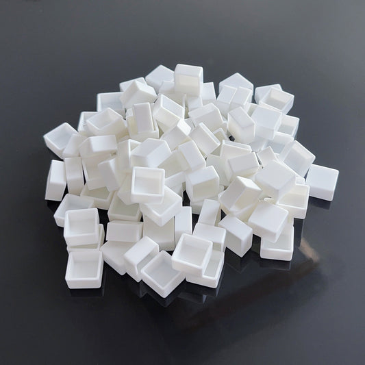 0.5ML 1000Pcs, Square Watercolor Pans - Mini Sample Pans - Travel Pans - Tiny Empty Watercolour Pans Set