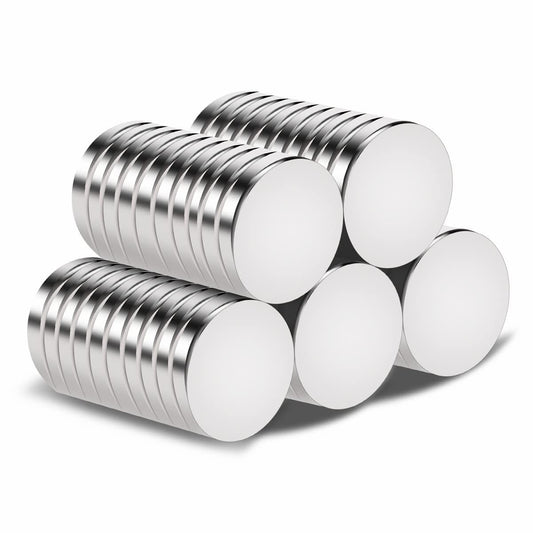 FCLUB Refrigerator Magnets, 200Pcs Small Round Rare Earth Magnets for Crafts, Small Strong Neodymium Magnets for Whiteboard, Fridge, Billboard, Hobbies in Home, Kitchen, Office and School