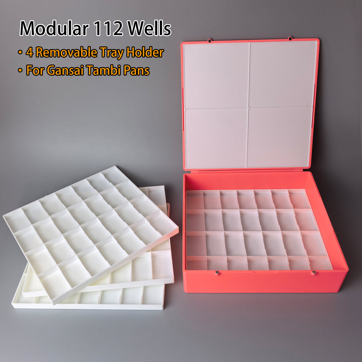 Modular watercolor palette with removable layers for customizable paint organization