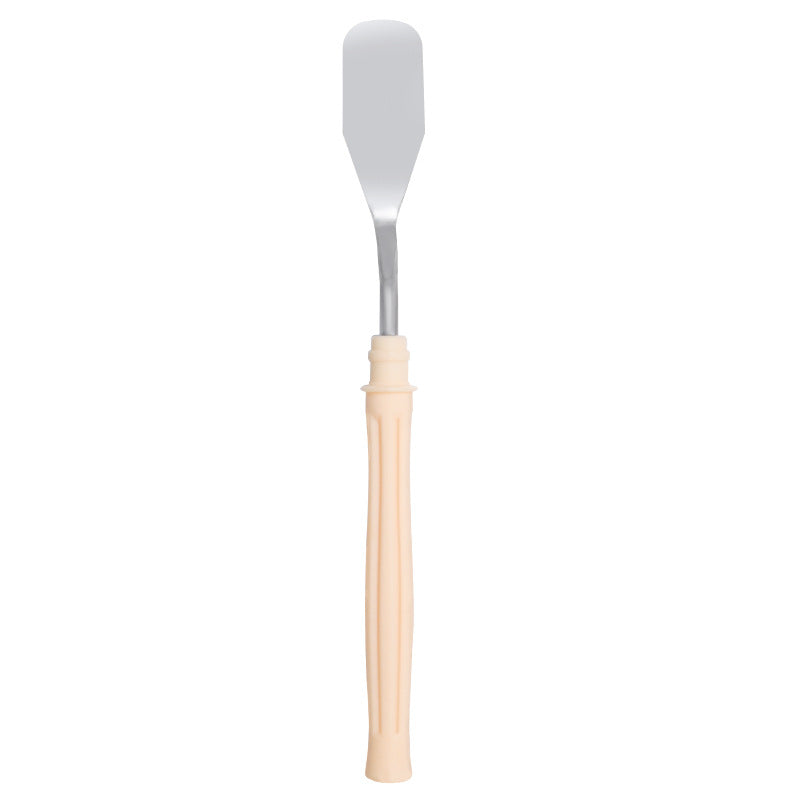 Palette Knife Set – 4PCS Stainless Steel Painting Knives with Plastic Handles for Oil, Acrylic & Gouache, Artist Spatula Tools for Mixing & Texture Painting
