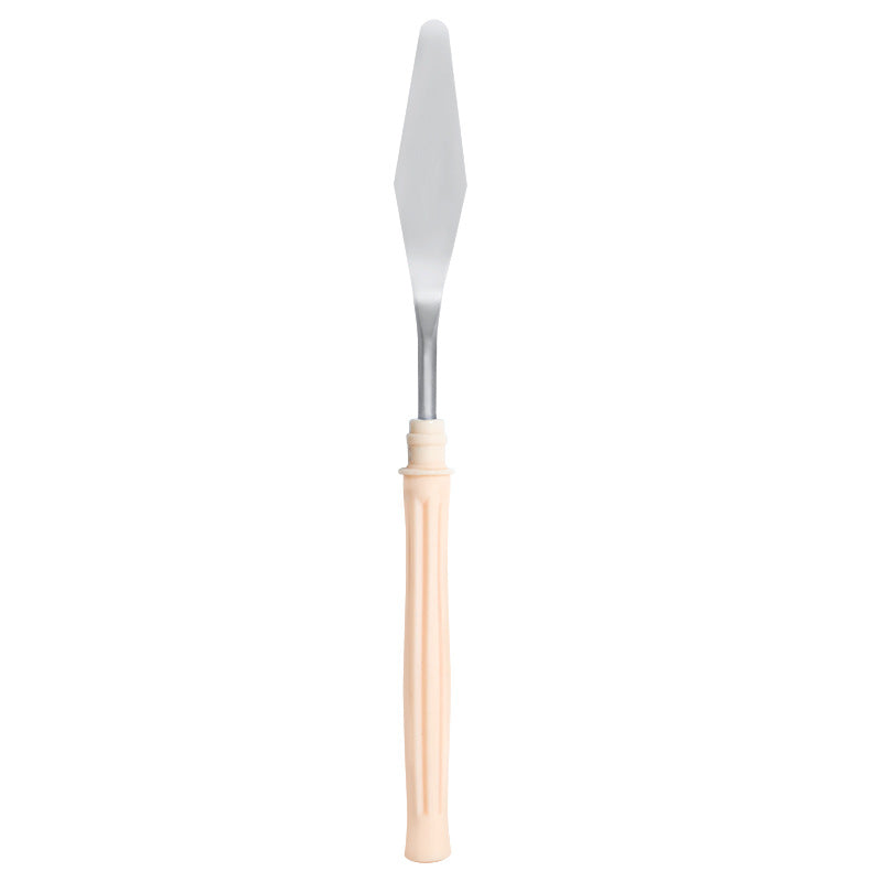 Palette Knife Set – 4PCS Stainless Steel Painting Knives with Plastic Handles for Oil, Acrylic & Gouache, Artist Spatula Tools for Mixing & Texture Painting