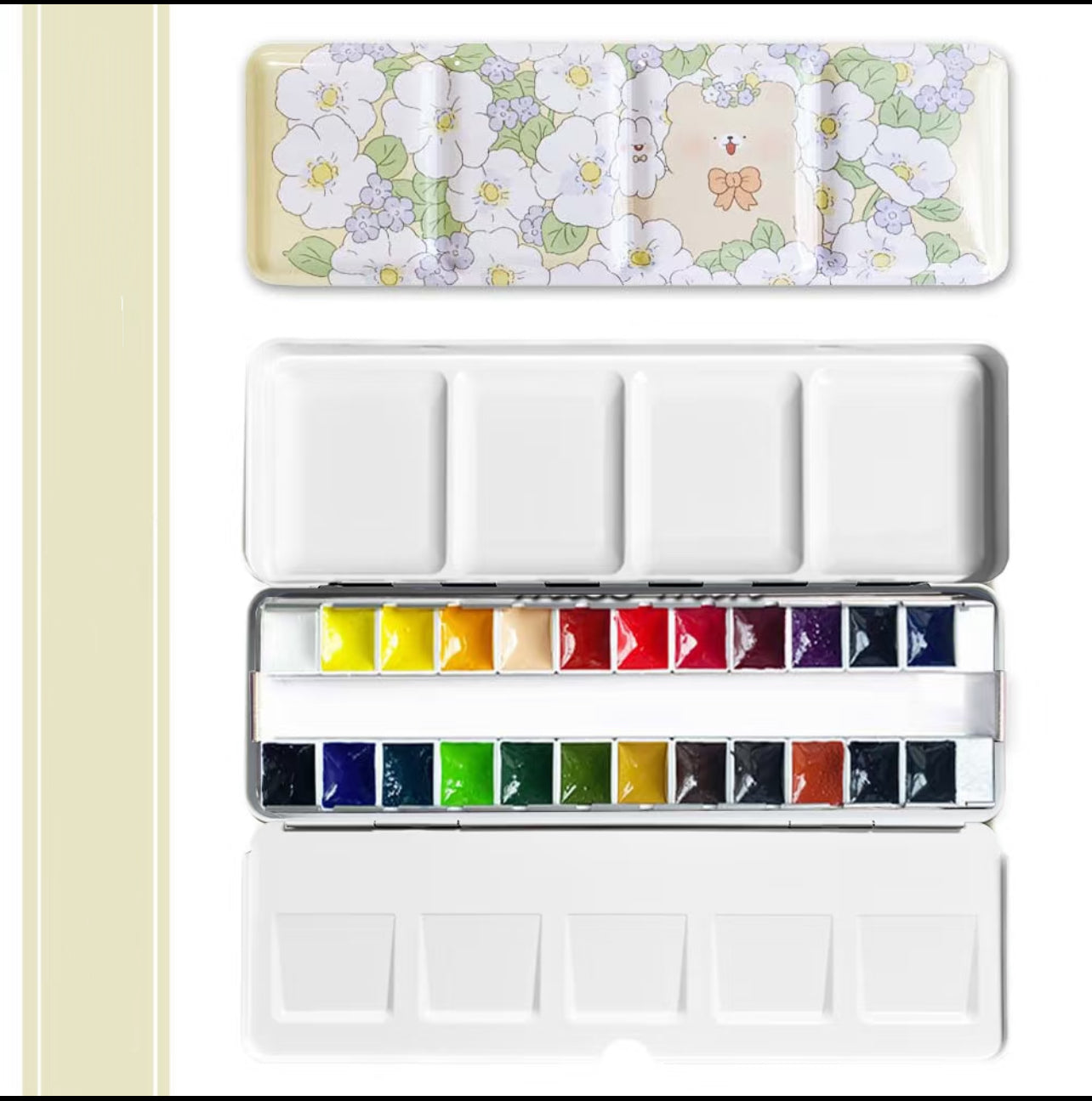 Custom Repackaged Schmincke Academic Watercolor Paint Set 24 Colors | 1ml & 2ml Travel Watercolor Pans