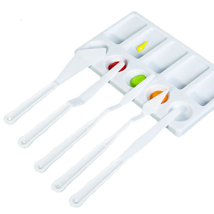 18Pcs (3 Sets )Plastic Spatula Palette Knives - Painting Knife for Mixing, Spreading, Scratching, Layering Colors, Thin and Flexible Art Tools for Carving, Oil, Acrylic, Watercolor Painting