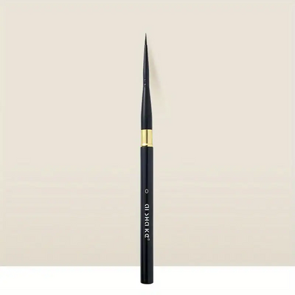 Artist Black Portable Watercolor Brush - Round Point Aluminum Penholder - Nylon Paint Brush Sketching Painting Removable Painting Pen Nail Art Pen
